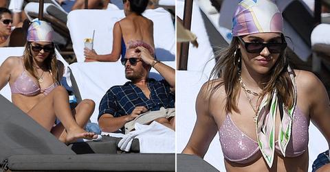 amelia hamlin scott disick beach