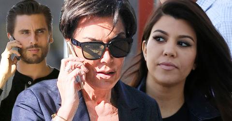 Kourtney kardashian angry kris jenner
