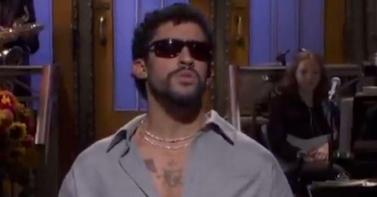 image of Bad Bunny spoke out during his 'SNL' monologue on October 4. 