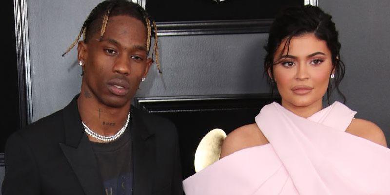 Kylie Jenner And Travis Scott Pose On Red Carpet