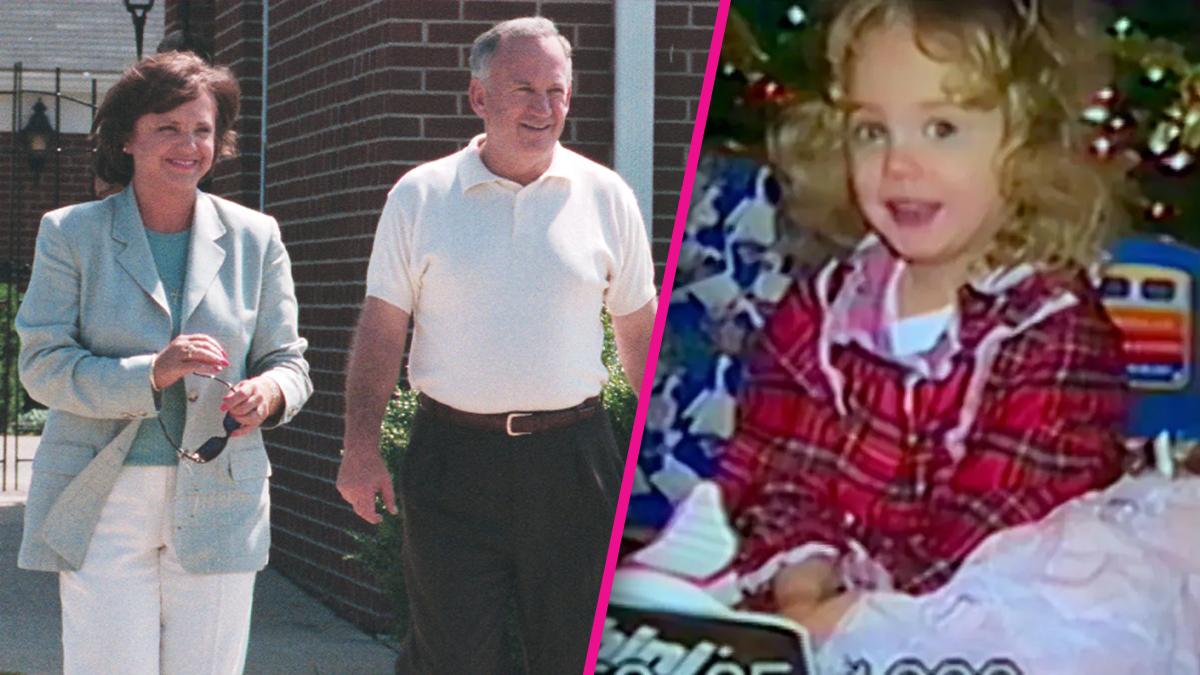 Composite photo of John, Patsy and JonBenet Ramsey