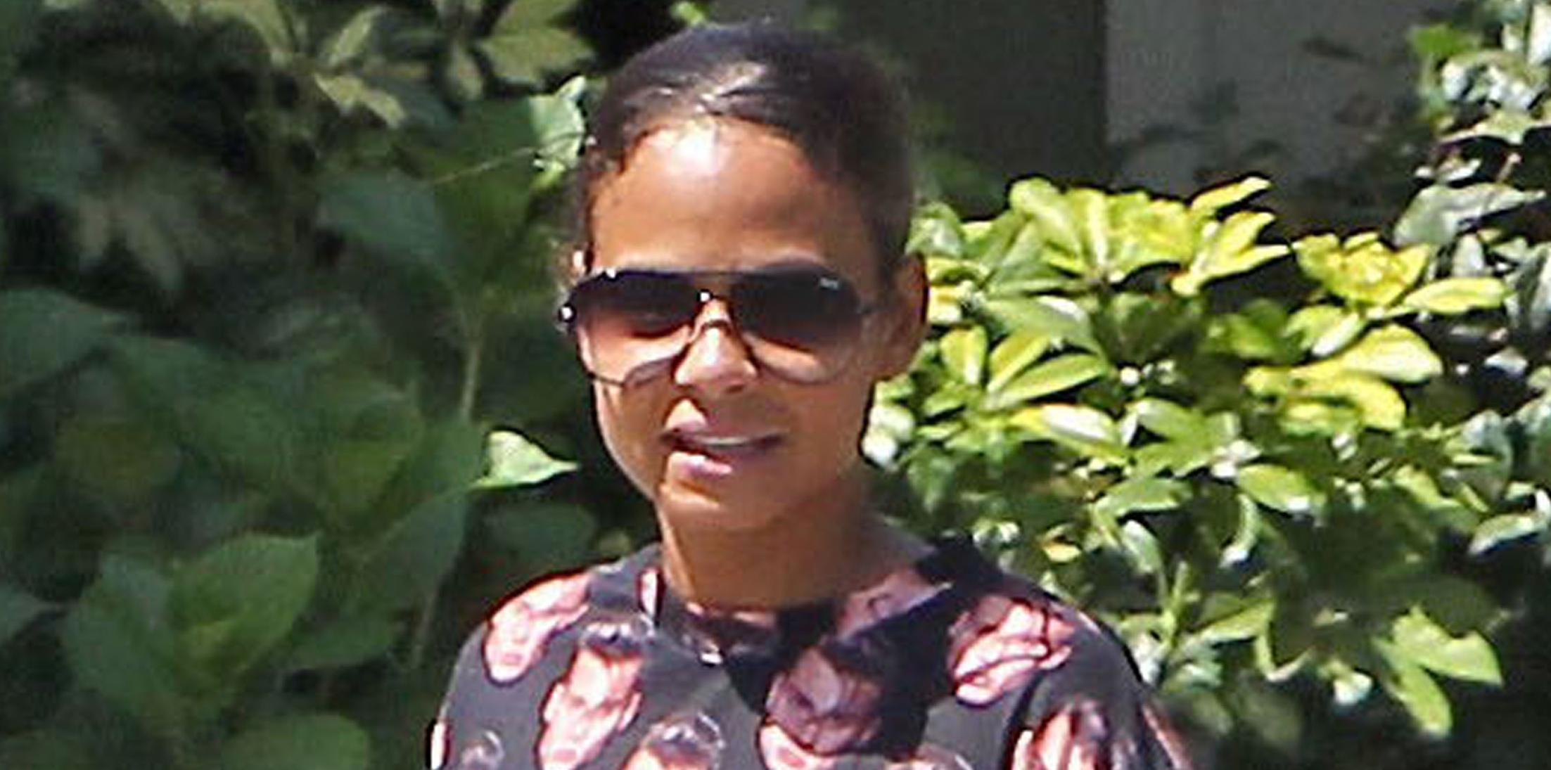 *EXCLUSIVE* Christina Milian shows off her love of Johnny Depp while out for a walk