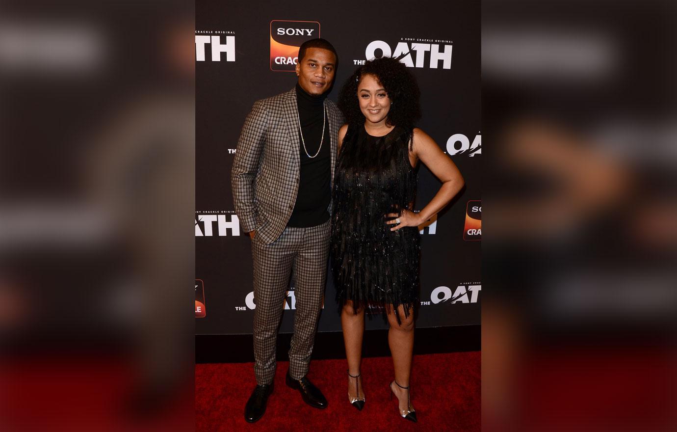 Tia Mowry With Her Husband Cory Hardict