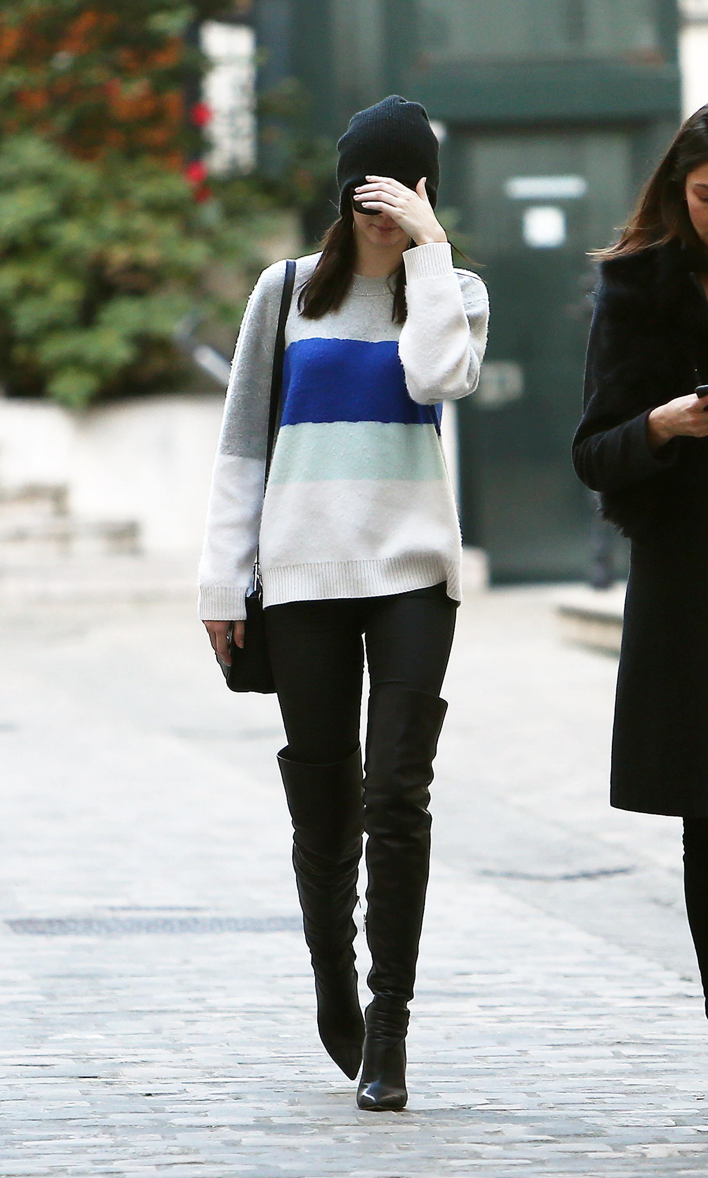 Kendall Jenner in Paris during paris Fashion week