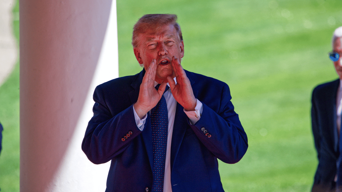 Photo of Donald Trump was criticized for his comments about the 'sacred' honor.