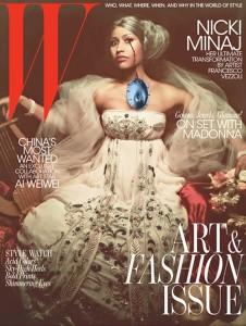 Nicki Minaj Channels Her Inner Mona Lisa for W Magazine's Art/Fashion ...