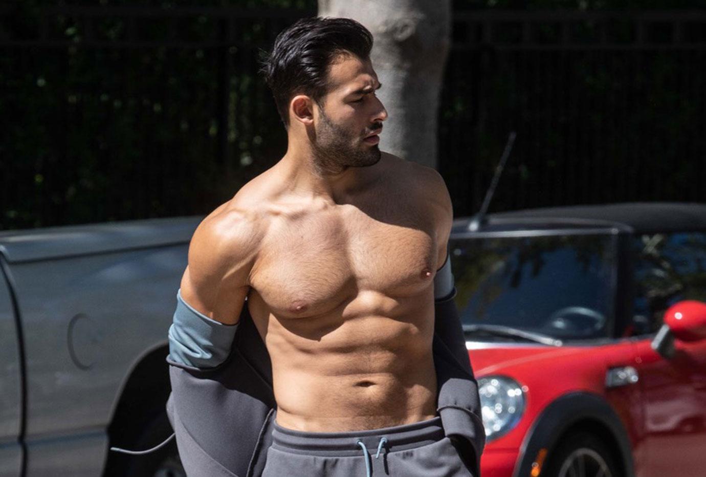 Britney Spears Bf Sam Asghari Strips Down For Workout Photos