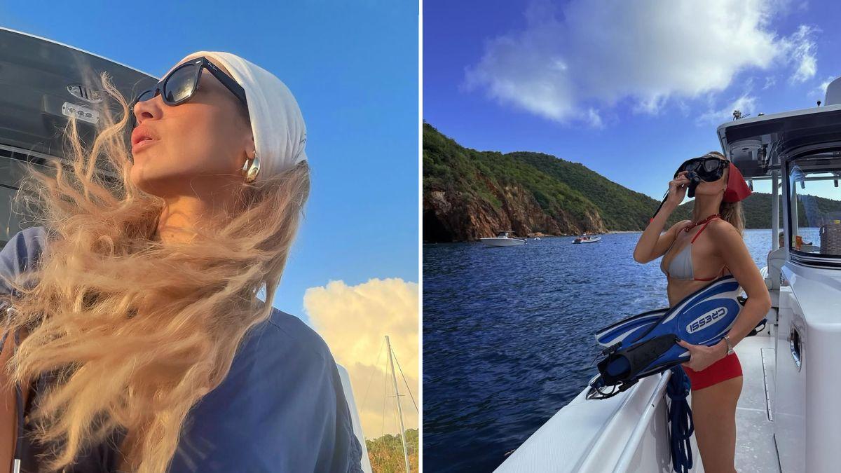 split image of Bella Hadid 