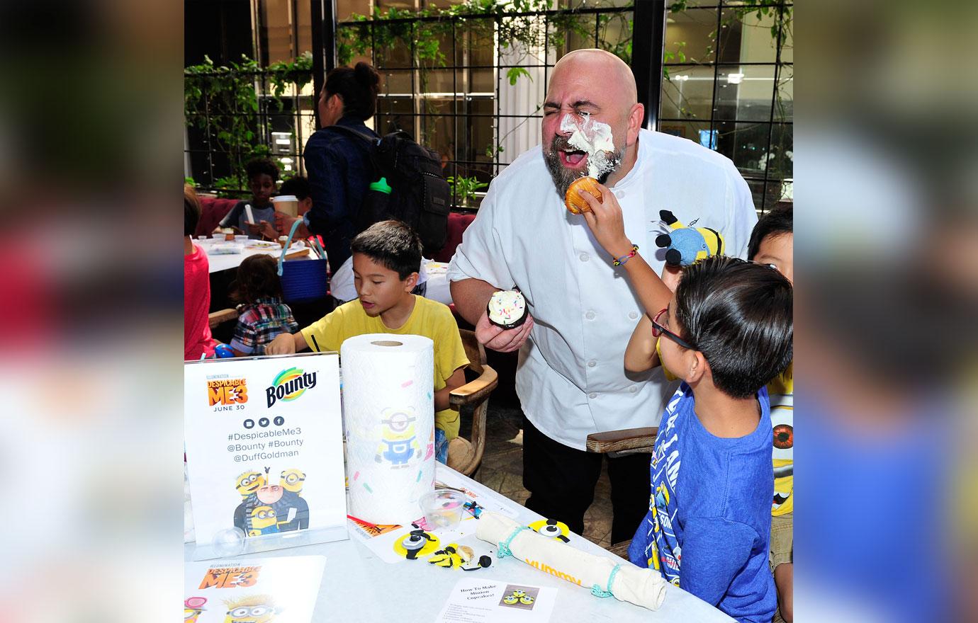 Duff Goldman Keeps it Clean with Bounty at a Despicable Me 3 Event