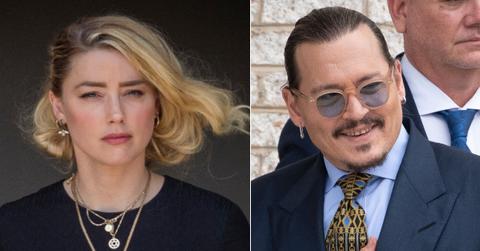 Photo of Johnny Depp and Amber Heard.