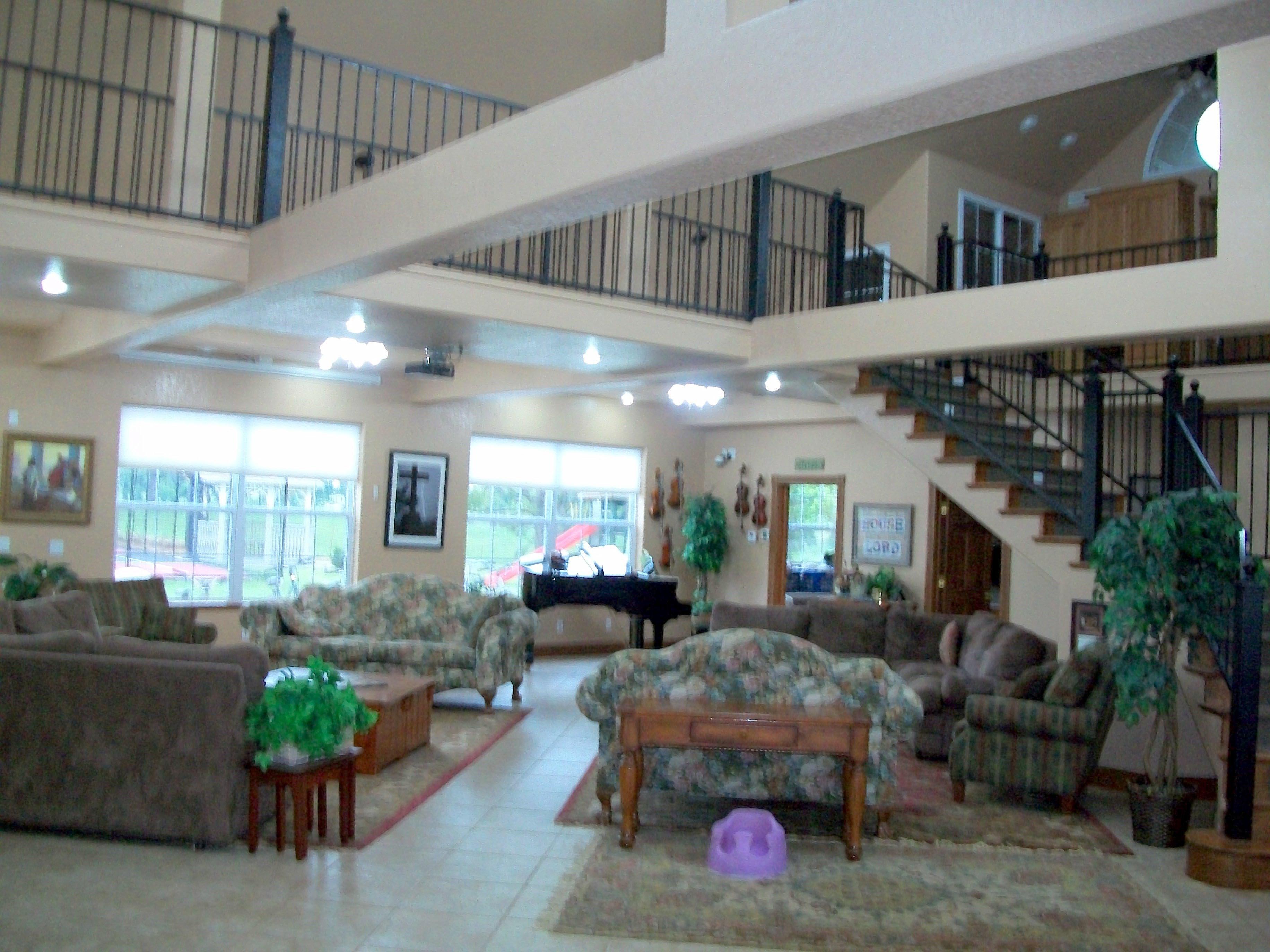 The Duggar home family living room in Little Rock, Arkansashouse