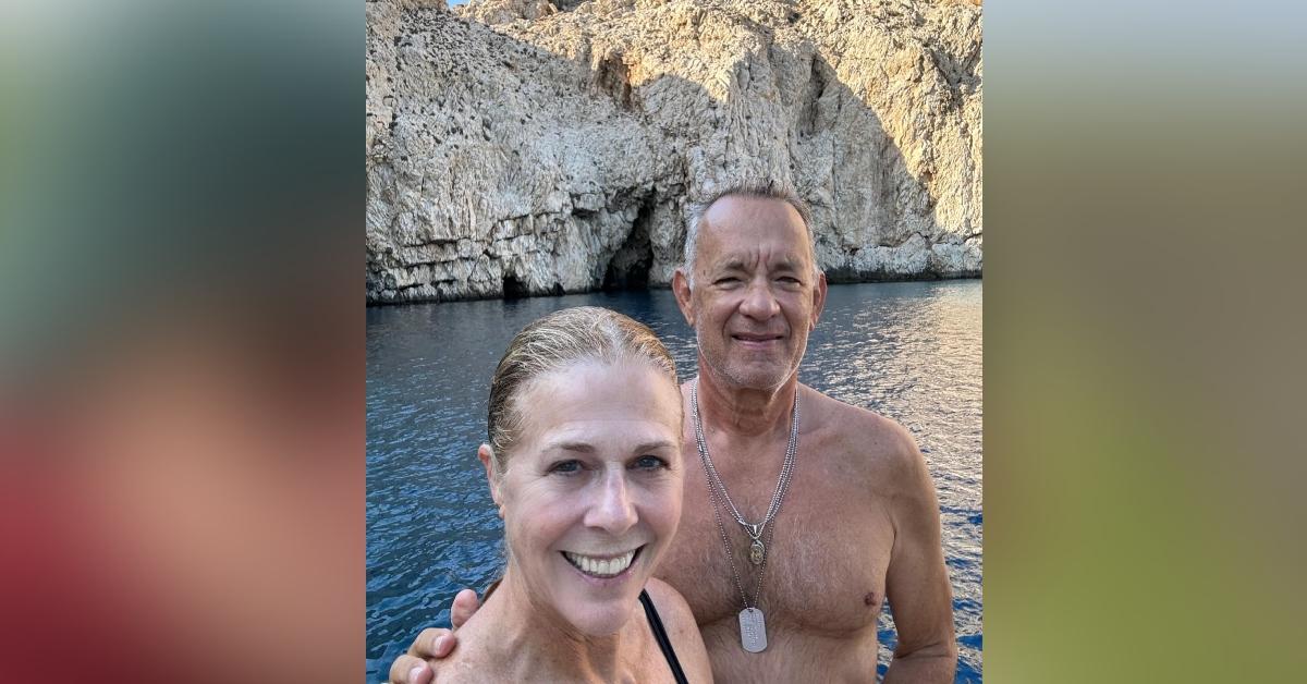 tom hanks goes shirtless wife rita wilson th wedding anniversary post