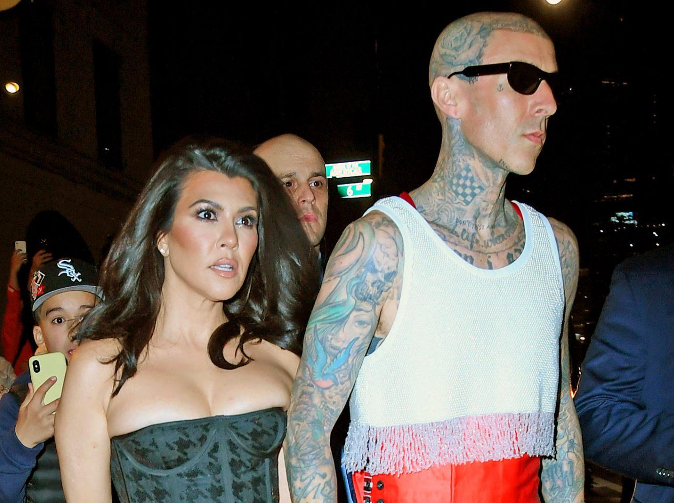 kourtney kardashian discarded sisters inseparable travis barker claim sources