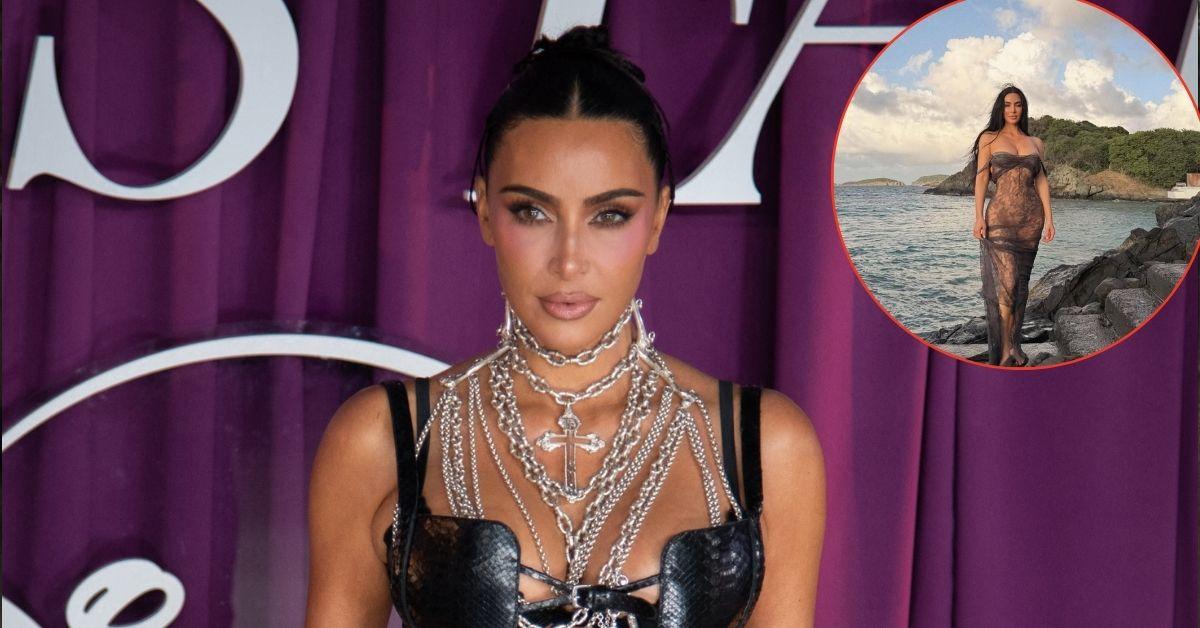 image of Kim Kardashian posted a racy snap on Friday.