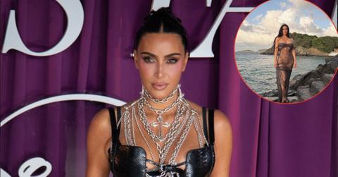 image of Kim Kardashian posted a racy snap on Friday.