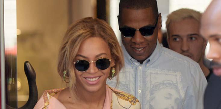 Beyonce and Jay Z spotted in Milan