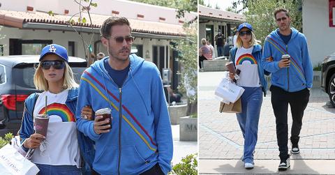 paris hilton and boyfriend cater reum stop for smoothies in malibu