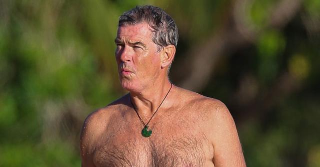 Pierce Brosnan Shirtless