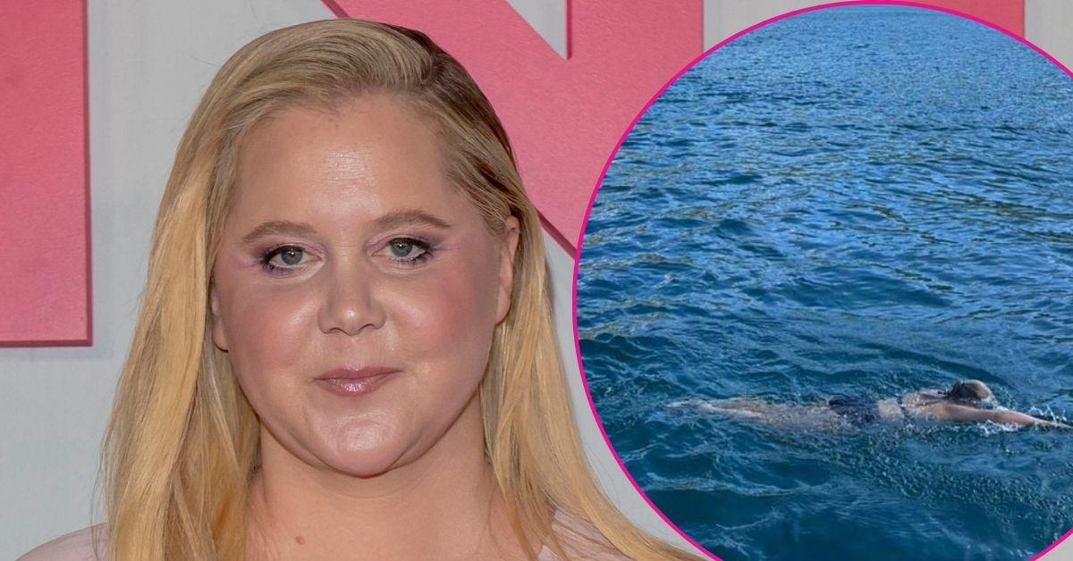 split image of Amy Schumer and Amy Schumer