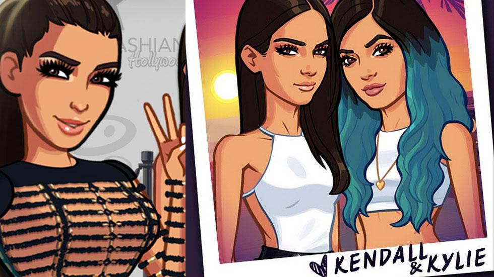 Kendall jenner kylie jenner new mobile video game