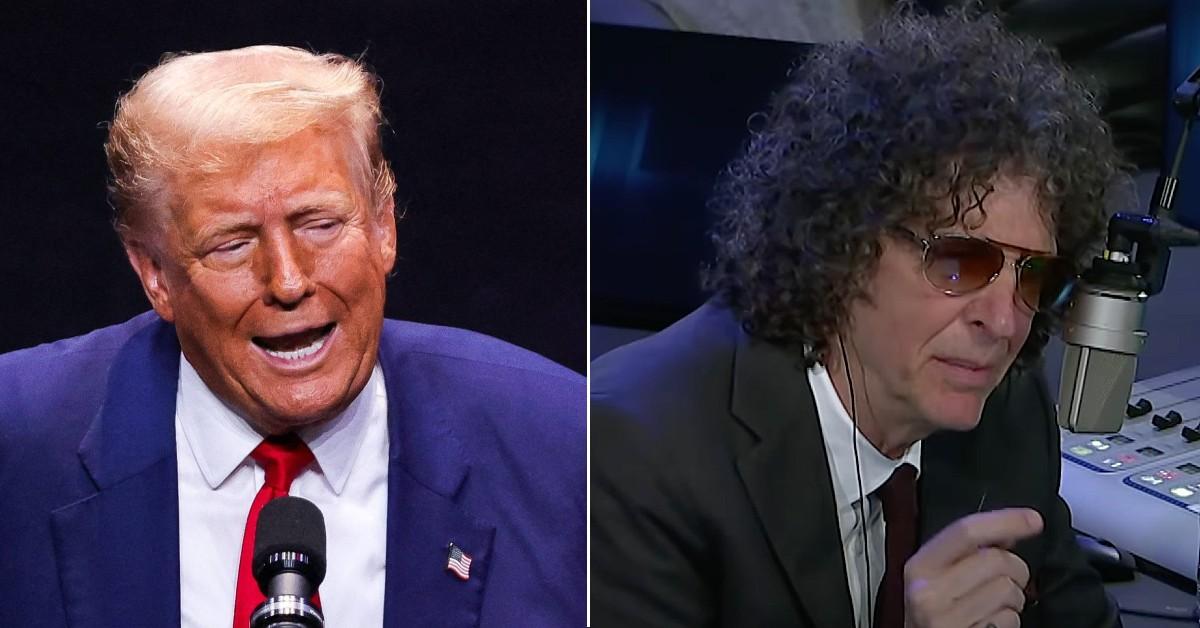 Split photo of Donald Trump and Howard Stern