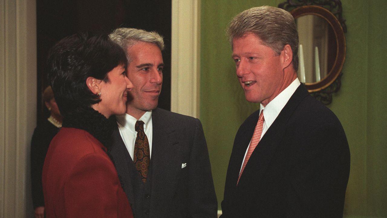 image of Epstein and Clinton 