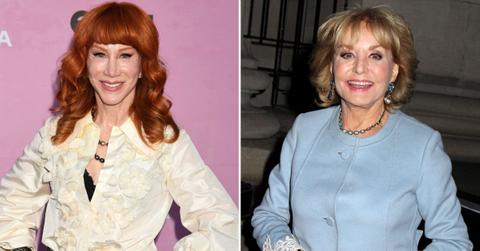 Photo of Kathy Griffin and Barbara Walters