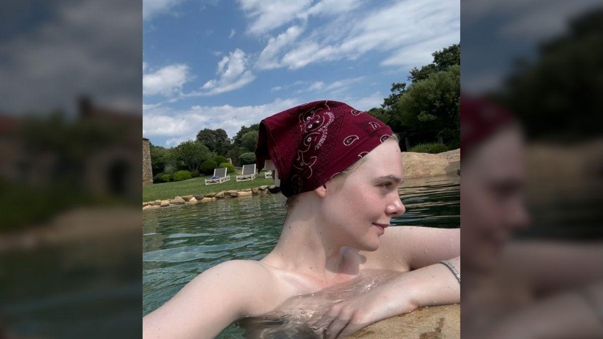 Photo of Elle Fanning went for a minimal vibe when it came to her vacation looks.