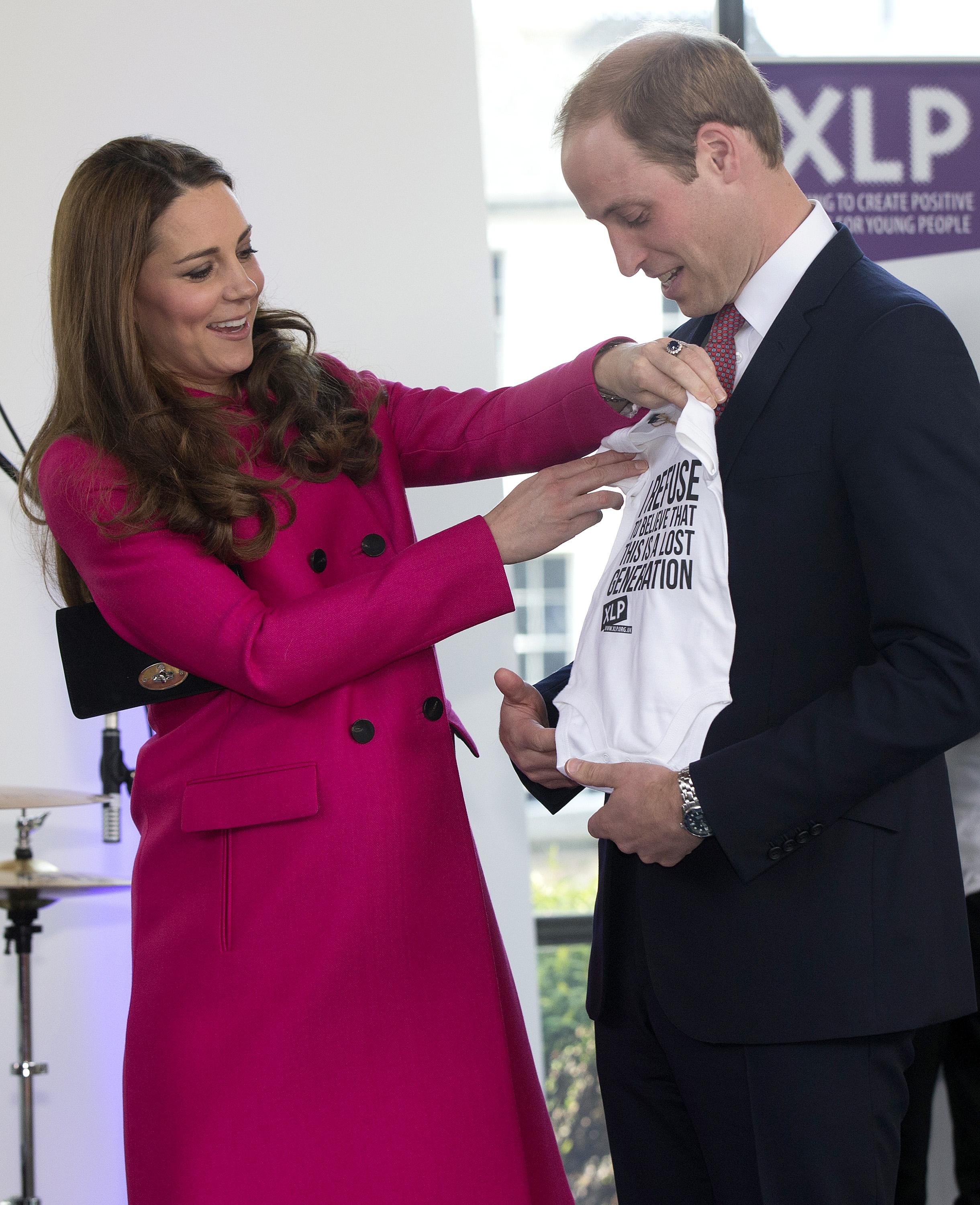 The Duke and Duchess of Cambridge visit XLP in London, UK