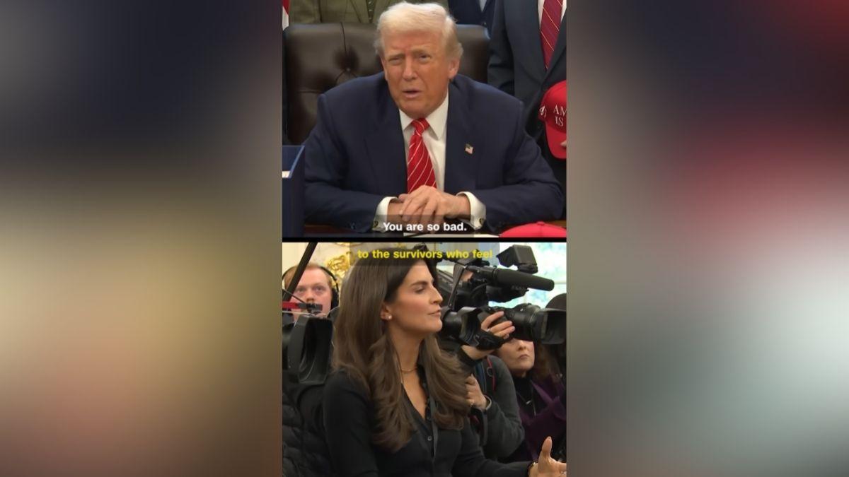 image of The president called her 'the worst reporter' during the exchange.