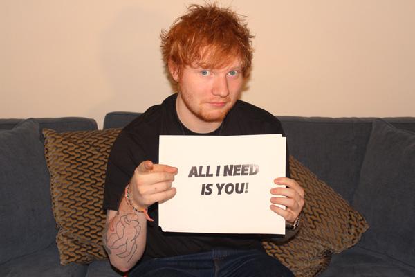 Ed sheeran f cancer contest