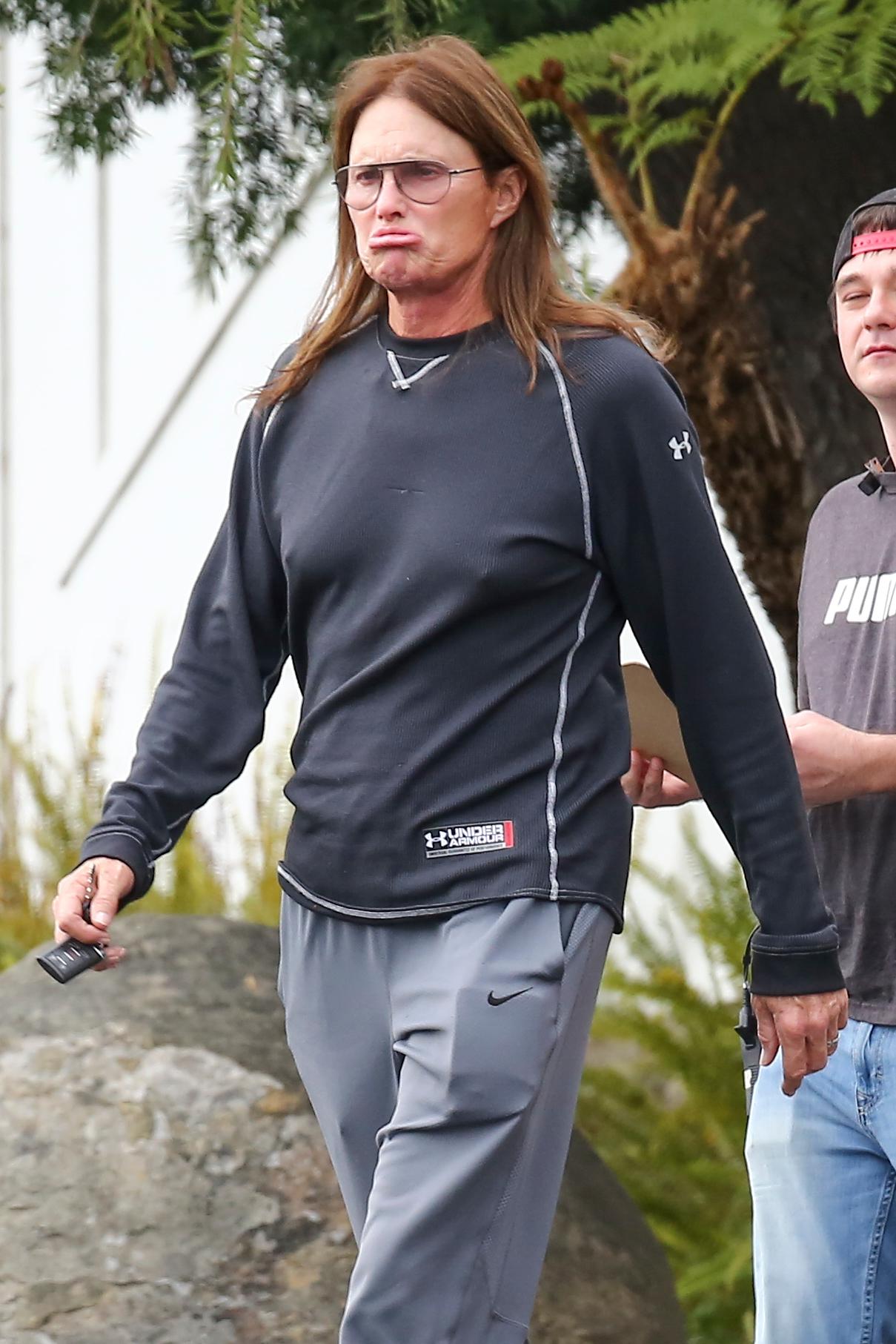 *EXCLUSIVE* Bruce Jenner lets his Hair Down at the Madonna Inn