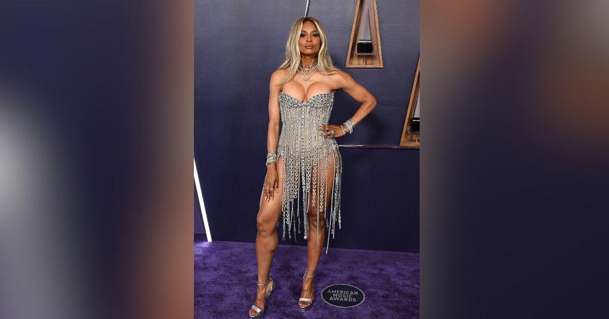 ciara red carpet wardrobe malfunction