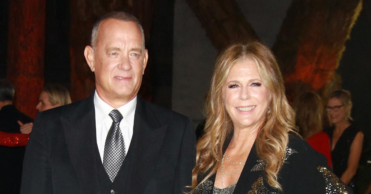 Photo of Tom Hanks and Rita Wilson.