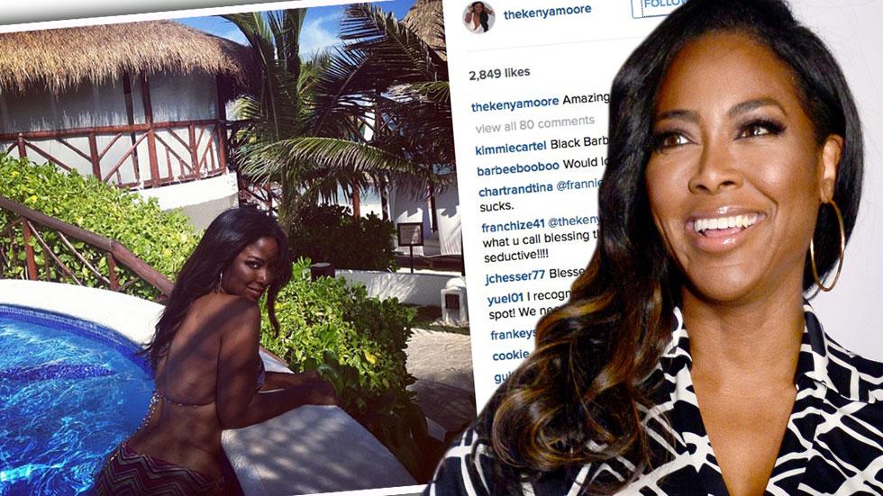 Kenya moore naked instagram photos