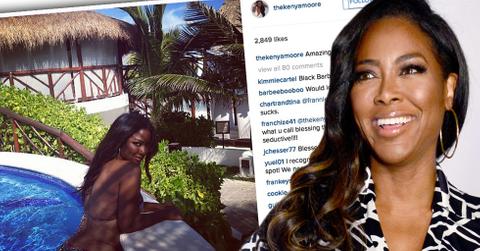 Kenya moore naked instagram photos