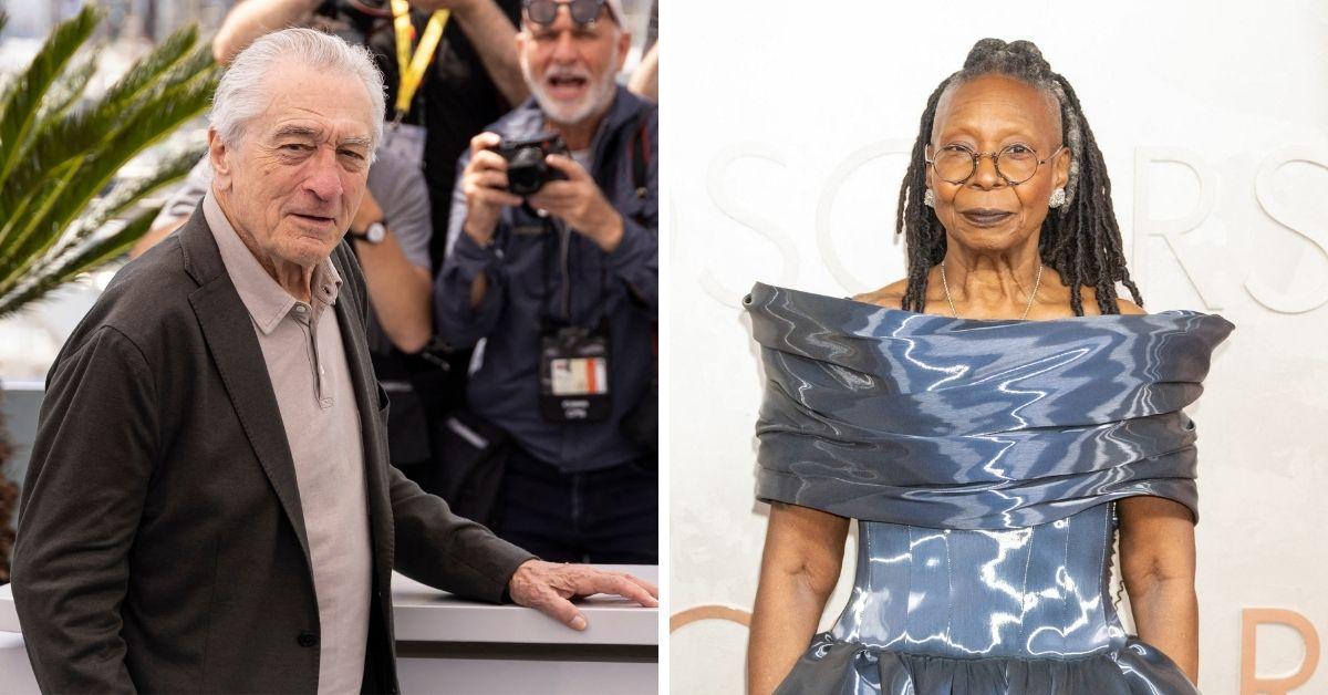 Photos of Whoopi Goldberg and Robert De Niro