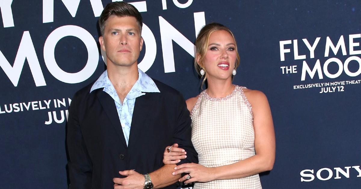 scarlett johansson colin jost mulling over working tv show together