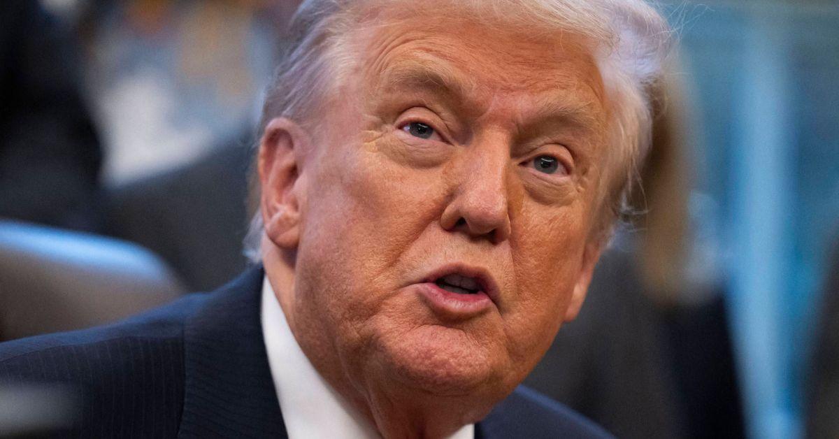 image of Donald Trump referred to the editing of the footage as 'a pretty sad event.'