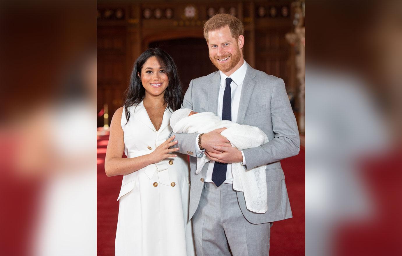 Prince harry meghan markle baby first photos interview