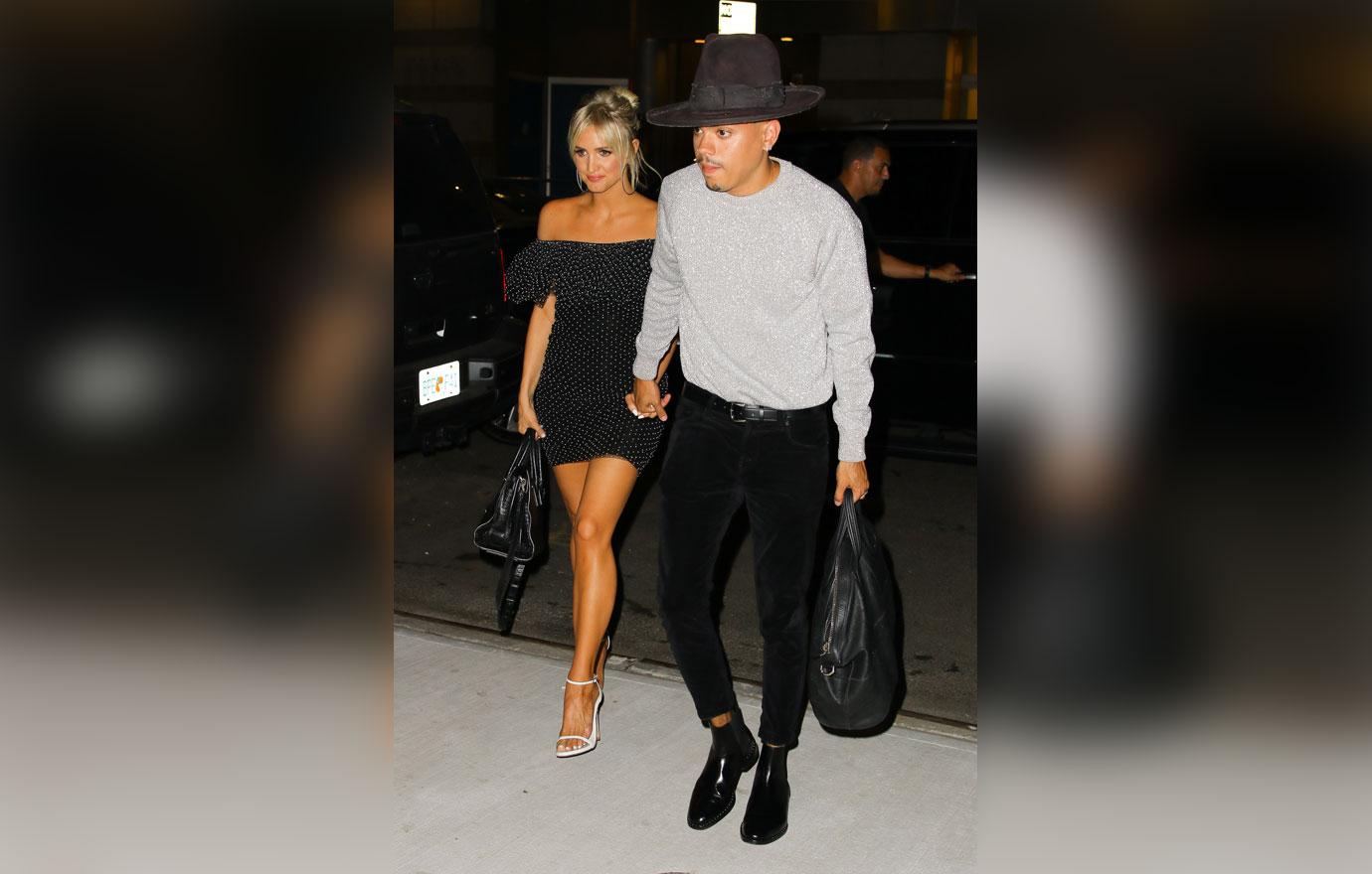 Ashlee Simpson seen with Evan Ross going to watch &#8220;What Happens Live&#8221;