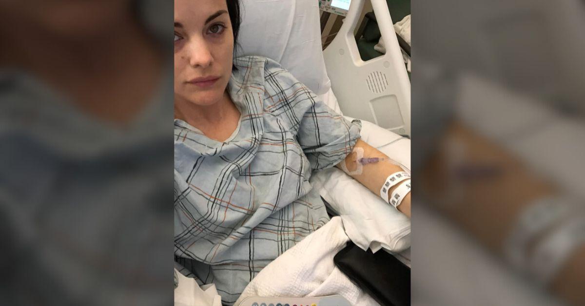 image of Jaimie Alexander’s appendix burst, and she went into sepsis.