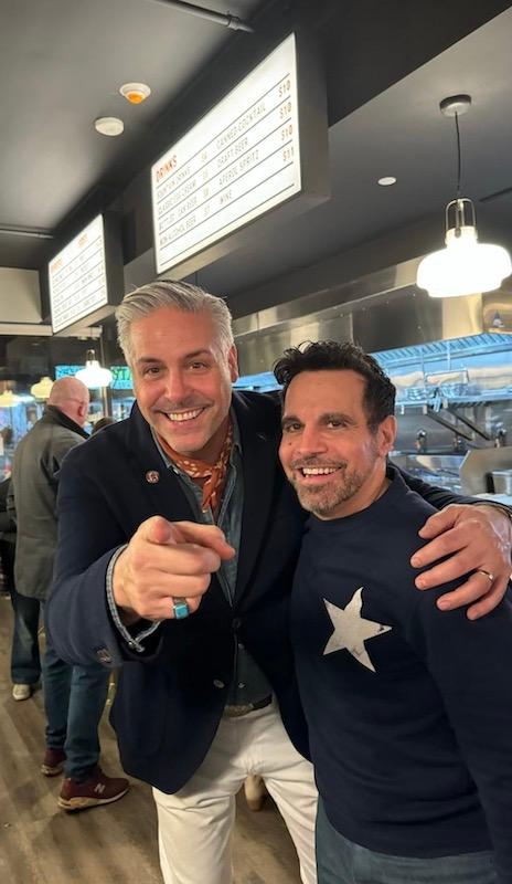 mario cantone mike puma at gotham burger social club preview