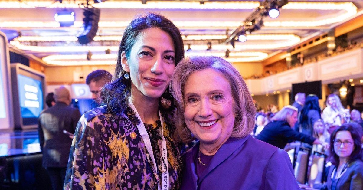 Photo of Hillary Clinton and Huma Abedin
