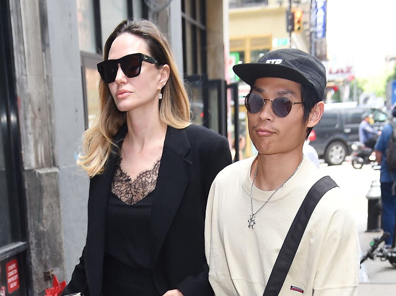 angelina jolie involved son pax recovers terrifying bike accident