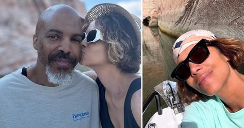 Photo of Van Hunt and Halle Berry and an image of Halle Berry solo