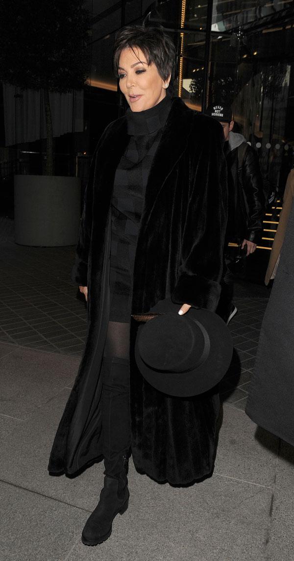 Kris Jenner Leaves London