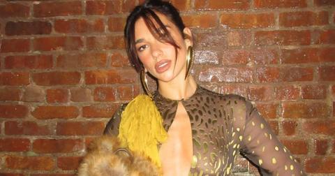 Dua Lipa Frees The Nipple In Sexy See-Through Top & Thong: Photos