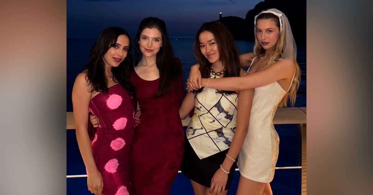 steve jobs daughter eve little white dress bachelorette party