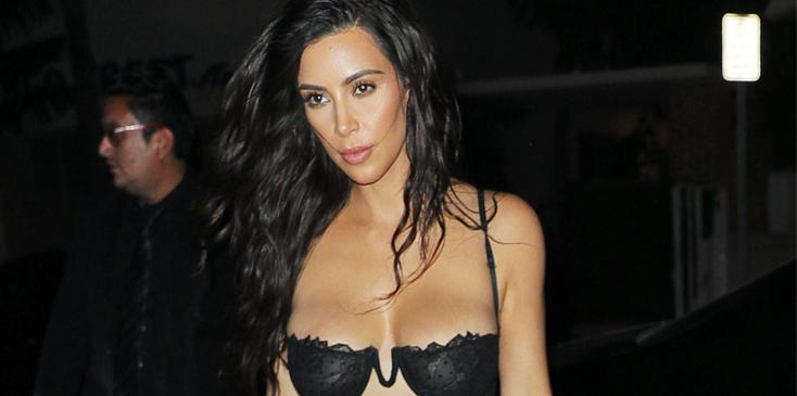 kim kardashian naked lingerie boobs weight loss